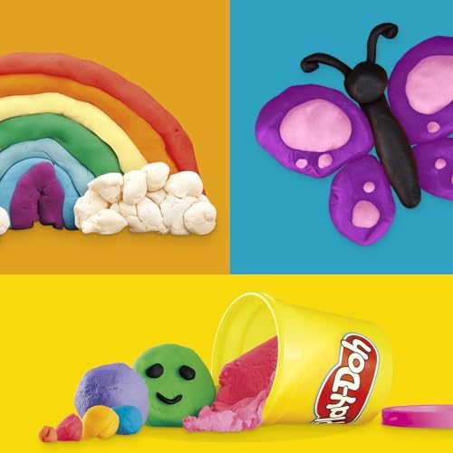 Play-Doh Modeling Compound 24-Pack Case of Colors, Non-Toxic, 3 Oz Cans of Assort. Colors, Back to School Classroom Supplies, Preschool Toys, Ages 2+ (Amazon Exclusive)