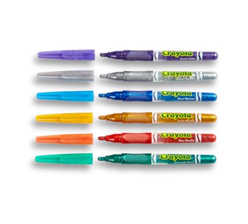 Crayola Glitter Markers 6ct