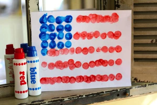 Do A Dot Art! Markers 6-Pack Rainbow Washable Paint Markers, The Original Dot Marker, Activity Craft Coloring Supplies for Kids and Toddlers, Made in the USA