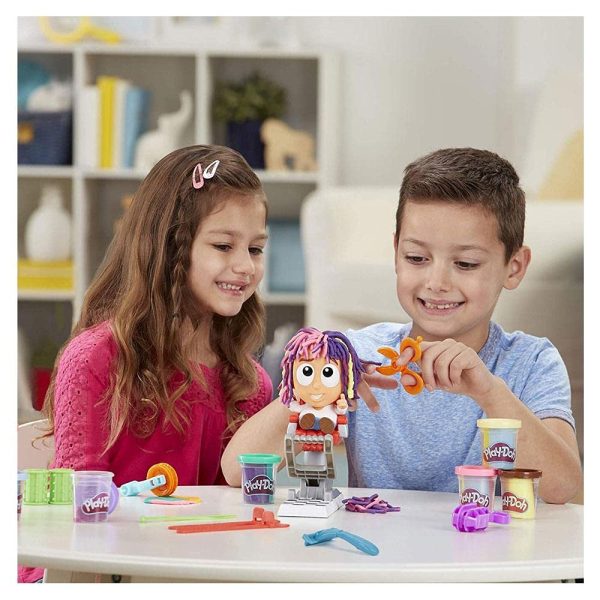 Play-Doh Crazy Cuts Stylist Set, Hair Salon Toy with Tools & 8 Tri-Color Cans, Back to School Classroom Supplies, Kids Arts & Crafts, Preschool Toys, Ages 3+
