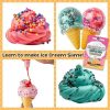 Original Stationery Slime Kit for Girls - 31-Piece Multicolor Ice Cream, Cherry Scent - DIY Ice Cream Slime Making Kit & Arts and Crafts for Kids Ages 8-12 - Birthday Gifts for Girls