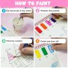 ZMLM Paint with Water Coloring Books for Toddlers, Mess Free Watercolor Painting Sets Activity for Kids Arts Crafts Gift Toy for Boy Girl Ages 4 5 6 7 8 Christmas Stocking Stuffers Birthday (Princess)