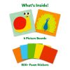 Skillmatics Foam Sticker Art Activity - Animals, Mess-Free Fun for Kids, 800+ 3D Foam Stickers, DIY Felt Craft Kits, Gifts for Boys & Girls Ages 3, 4, 5, 6, 7