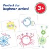Spirograph Jr. — Jumbo Sized Gears Classic Retro Toy For Spiral Drawing Art Design Toy Kit for Smaller Hands — For Kids Ages 3 and Up