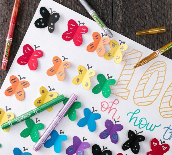 Crayola Glitter Markers 6ct
