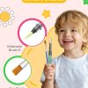TECJOE 3 Pack Paint with Water Coloring Books for Toddlers, Watercolor Paint Set with 6 Brushes, Painting Activity for Kids Ages 4 5 6 7 8, Birthday Gifts Arts & Crafts Toy, Princess, Forest & Sea