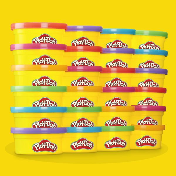 Play-Doh Party Favor Pack, Bulk 24 Pack of Modeling Compound with Cutters, Classroom Supplies for Arts & Crafts, Back to School Gifts & Prize Toys for Kids, Ages 3+ (Amazon Exclusive)