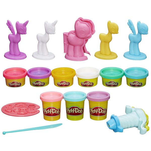 Play-Doh Make & Style Ponies Set, My Little Pony Toys and Figures, Kids Arts and Crafts Playset (Amazon Exclusive)