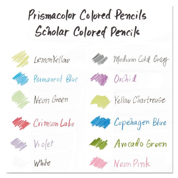 Prismacolor Scholar Colored Pencils, Adult Coloring, 48 Pack