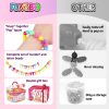 FUNZBO 520+ Snap Pop Beads - Jewelry Making Kit, Arts and Crafts for Kids Ages 4-8, Toys for 3 4 5 6 Years Old Girls Birthday Gifts Ideas, Bracelet Necklace Ring Snap Set for Little Girls