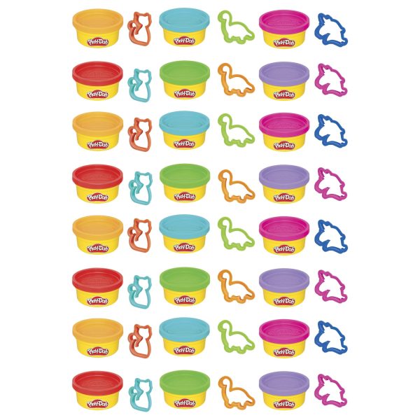 Play-Doh Party Favor Pack, Bulk 24 Pack of Modeling Compound with Cutters, Classroom Supplies for Arts & Crafts, Back to School Gifts & Prize Toys for Kids, Ages 3+ (Amazon Exclusive)