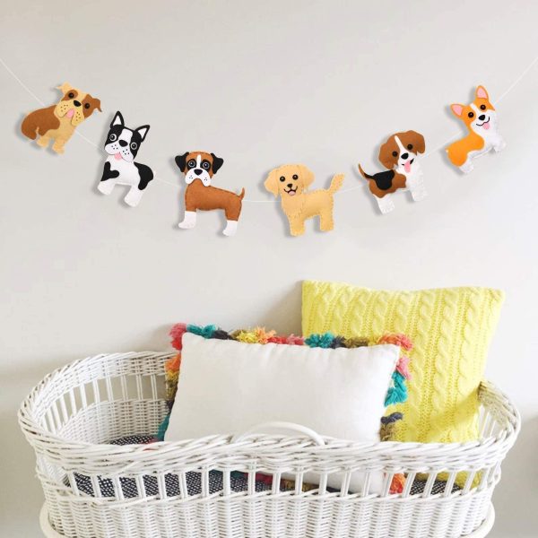 CiyvoLyeen Puppy Craft Kit Kids DIY Crafting and Sewing Set Dog Stuffed Animal Felt Plushie for Girls and Boys Educational Beginners Sewing Set Sewing Kits for Kids Age 8 9 10 11 12