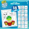 Crayola Baby Shark Color Wonder Pages, Mess Free Coloring for Toddlers, Coloring Activity, Travel Activities, Toddler Toys & Gifts, 3+