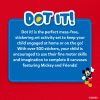Skillmatics Dot It Sticker Art - Disney Mickey & Friends, Mess-Free Fun for Kids, 500+ Stickers, Craft Kits, DIY Scrapbooking Activity, Travel Toys, Gifts for Boys & Girls Ages 3, 4, 5, 6, 7
