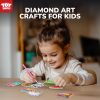 TOY Life Diamond Art Kits for Kids with Keychains, Unicorn Diamond Painting Kits for Kids, Gem Art Diamond Dots for Girls Age 8-12