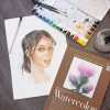 Strathmore 440-1 400 Series Watercolor Pad, 9"x12" Wire Bound, 12 Sheets