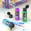 ARTEZA 32 Tempera Paint, 2.03oz/60ml Bottles, Washable Tempera Paint for Kids, Includes Neon, Glitter & Glow-in-The-Dark