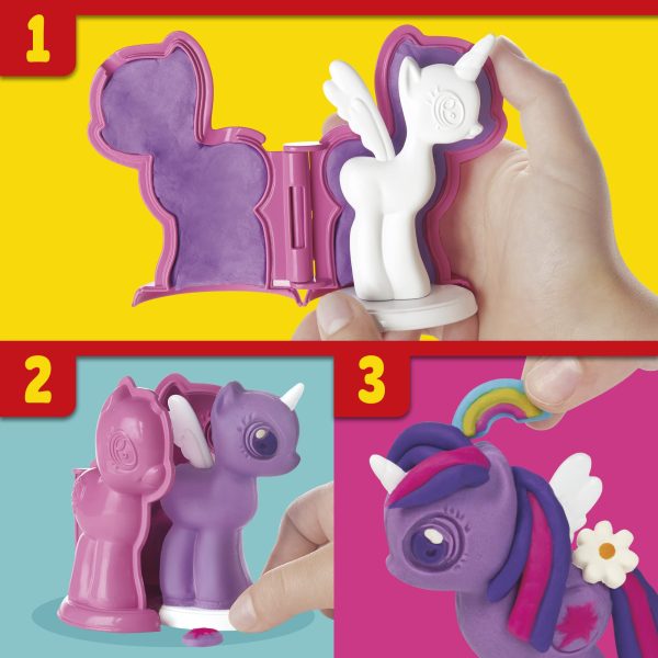 Play-Doh Make & Style Ponies Set, My Little Pony Toys and Figures, Kids Arts and Crafts Playset (Amazon Exclusive)