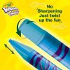 Crayola Twistables Colored Pencil Set for Kids (50ct), No Sharpen Coloring Book Pencils, Essential Classroom Supplies, Cute Back to School Gifts for Kids, 4+