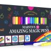 Marvin's Magic - Original x 25 Amazing Marker Pens - Color Changing Magic Pen Art - Create 3D Lettering or Write Secret Messages - Includes 25 Colour Changing Pens