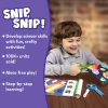 Skillmatics Scissor Skills Activity Book - Snip Snip, 25 Fun Cutting & Creative Activities for Preschoolers, 2 Child-Safe Scissors, Fine Motor Skills Craft Kit, Gifts for Kids Ages 3, 4, 5, 6, 7