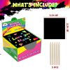 ZMLM Rainbow Scratch Paper Art Crafts Mini Notes Kids Gifts 4 5 6 7 8 9 10 Years Old Girls Boys Students Teens Classroom Prizes School Supplies Birthday Party Travel Toy Activity
