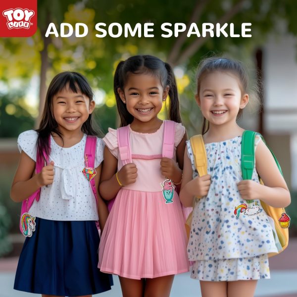 TOY Life Diamond Art Kits for Kids with Keychains, Unicorn Diamond Painting Kits for Kids, Gem Art Diamond Dots for Girls Age 8-12