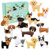 CiyvoLyeen Puppy Craft Kit Kids DIY Crafting and Sewing Set Dog Stuffed Animal Felt Plushie for Girls and Boys Educational Beginners Sewing Set Sewing Kits for Kids Age 8 9 10 11 12