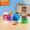 Learning Resources Create a Space Storage Center - Toy Desk Organizer, Classroom Workspace Must Haves, Homeschool Organization, Arts & Crafts, Rotating Caddy, Office & Teacher Supplies