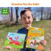 Skillmatics Dot It Sticker Art - Dinosaurs, Mess-Free Fun for Kids, 500+ Stickers, Craft Kits, DIY Scrapbooking Activity, Travel Toys, Gifts for Boys & Girls Ages 3, 4, 5, 6, 7