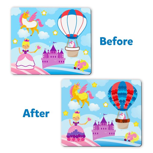Skillmatics Dot It Sticker Art - Unicorns & Princesses, Mess-Free Fun for Kids, 500+ Stickers, Craft Kits, DIY Scrapbooking Activity, Travel Toys, Gifts for Girls & Boys Ages 3, 4, 5, 6, 7