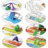 EVNEED Paint Sponges for Kids,29 pcs of Fun Paint Brushes for Toddlers.Coming with Roller,Flower Pattern Brush, Brush Set, Long Sleeve Waterproof Apron with 3 Roomy Pockets