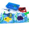 EVNEED Paint Sponges for Kids,29 pcs of Fun Paint Brushes for Toddlers.Coming with Roller,Flower Pattern Brush, Brush Set, Long Sleeve Waterproof Apron with 3 Roomy Pockets