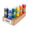 Crayola Washable Finger Paints (6ct), Toddler Paint Set, Nontoxic Finger Paint for Kids, Arts & Crafts Supplies for Toddlers, Teacher Classroom Must Have [Amazon Exclusive]