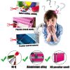 KINSPORY Art Set, 139 Pack Painting Drawing Art Supplies Kit with 2 Sketch Pads, Double Layers Art Crafts, Colored Pencils, Oil Pastels, Watercolor Paints, Aluminum Gift Case for Artists Kids (Pink)