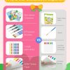 TECJOE 3 Pack Paint with Water Coloring Books for Toddlers, Watercolor Paint Set with 6 Brushes, Painting Activity for Kids Ages 4 5 6 7 8, Birthday Gifts Arts & Crafts Toy, Princess, Forest & Sea