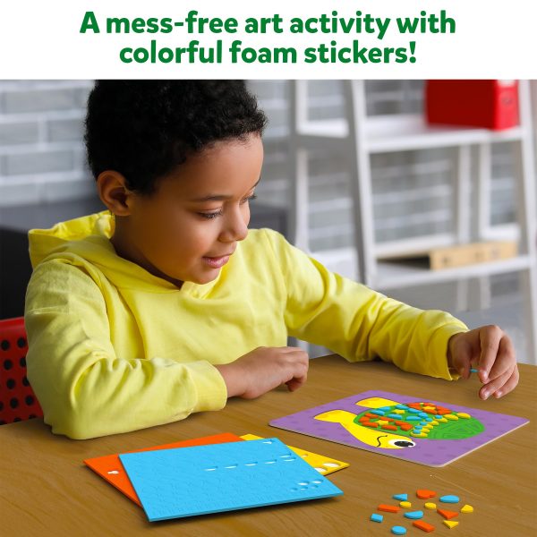 Skillmatics Foam Sticker Art Activity - Animals, Mess-Free Fun for Kids, 800+ 3D Foam Stickers, DIY Felt Craft Kits, Gifts for Boys & Girls Ages 3, 4, 5, 6, 7