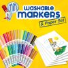 Crayola Pip-Squeaks Washable Marker Set (65ct), Coloring Set, Art Supplies for Kids, Drawing Kit, Kids Travel Activity, Craft Essentials, 4+