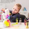ARTEZA 32 Tempera Paint, 2.03oz/60ml Bottles, Washable Tempera Paint for Kids, Includes Neon, Glitter & Glow-in-The-Dark
