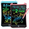 cimetech LCD Writing Tablet, 2 Pack Toddler Kids Toys, 8.5 Inch Drawing Pad, Arts and Crafts for Kids, Travel Essentials Airplane Toys Road Trip Activities, Birthday Gifts for Girls Boys Age 3-8