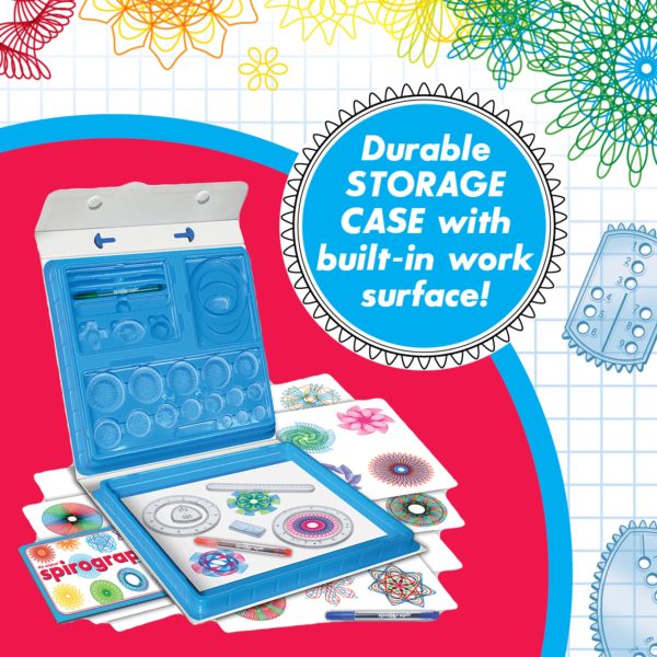 Spirograph — Deluxe Set — Spiral Art Drawing Kit — The Classic Way to Make Countless Amazing Designs — For Kids Ages 8+