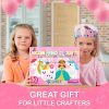 Craftikit® 20 Award-Winning Princess & Unicorn Crafts for Kids Ages 3-10 Years, All-Inclusive Toddler Arts and Craft Kits for Kids, Fun Toddler Craft Box for Girls in Preschool
