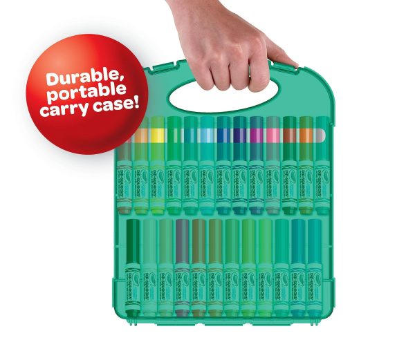 Crayola Pip-Squeaks Washable Marker Set (65ct), Coloring Set, Art Supplies for Kids, Drawing Kit, Kids Travel Activity, Craft Essentials, 4+