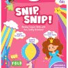 Skillmatics Scissor Skills Activity Book - Snip Snip, 25 Fun Cutting & Creative Activities for Preschoolers, 2 Child-Safe Scissors, Fine Motor Skills Craft Kit, Gifts for Kids Ages 3, 4, 5, 6, 7