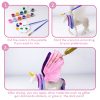 BONNYCO Unicorns Gifts for Girls Painting Kit with 18 Figurines Painting for Kids with Glow in The Dark | Girl Toys 3 4 5 6 7 8 9 10 Years Crafts Kids Gifts Birthday Christmas | Unicorn Toys Niñas