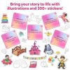 Skillmatics Storybook Art Kit - Create Fairytale Stories, DIY Craft & Writing Kit with 300+ Stickers, Scrapbooking & Journal Activity, Gifts for Kids Ages 5, 6, 7, 8, 9, 10
