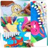 KINSPORY Art Set, 139 Pack Painting Drawing Art Supplies Kit with 2 Sketch Pads, Double Layers Art Crafts, Colored Pencils, Oil Pastels, Watercolor Paints, Aluminum Gift Case for Artists Kids (Pink)
