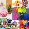 FUNZBO Arts and Crafts Supplies for Kids - Craft Kit with Glitter Glue Stick, Pipe Cleaners Pom Poms Craft & Craft Tools, DIY School Supplies Kit, Girls Toys, Birathday Gifts for Girls Boys Age 4+