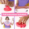 Original Stationery Mini Ice Cream Slime Kit for Girls Ages 7-12 - Small Multicolor Ice Cream Slime Maker Kit with Sprinkles (Strawberry Scented)