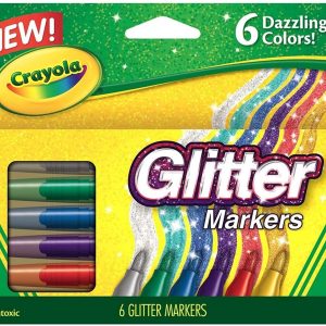 Crayola Glitter Markers 6ct